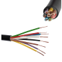 PRZEWÓD ELEKTRYCZNY KABEL 8-żyłowy YLY-S 7x1+1,5mm SAMOCHODOWY LINKA CZARNY